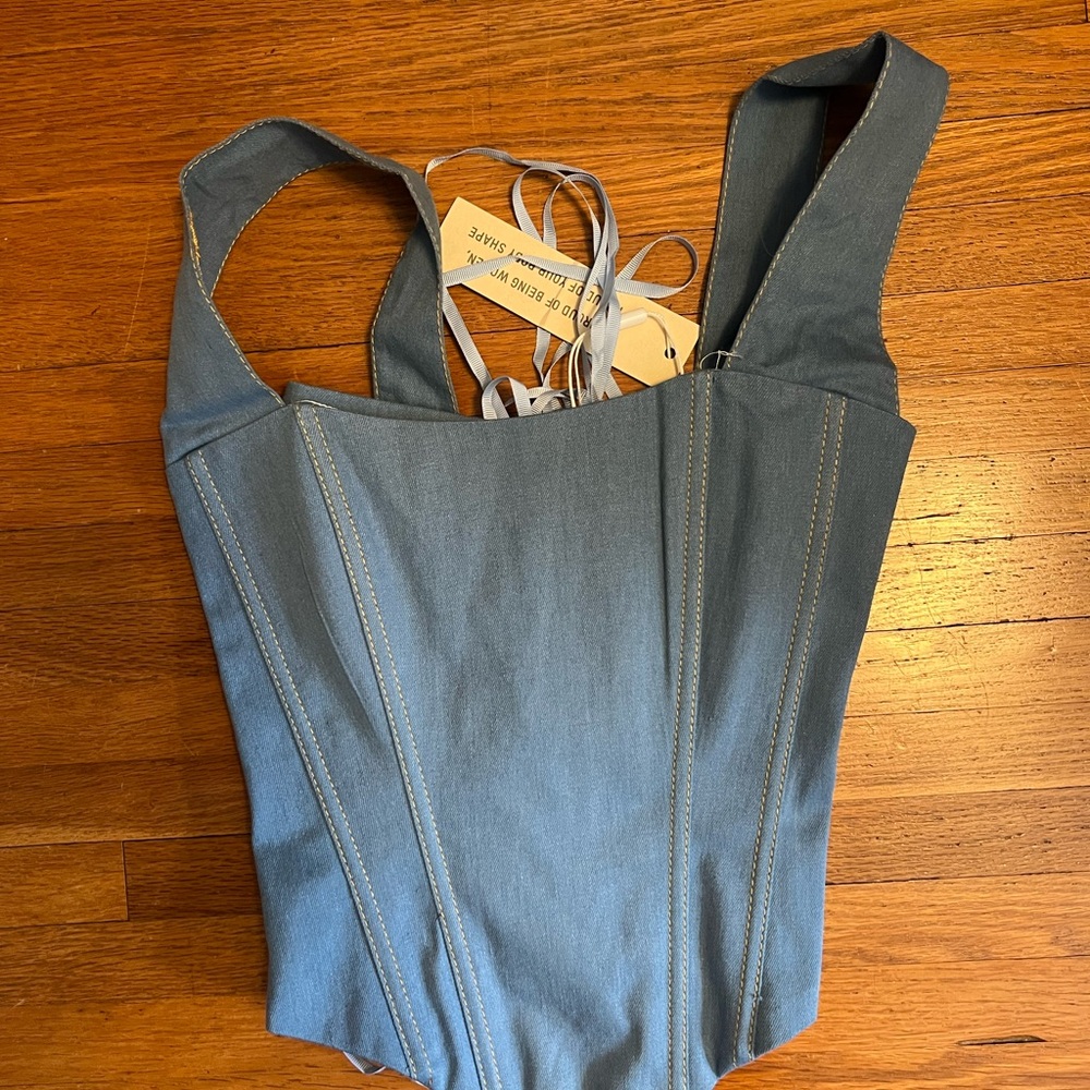 Perfect Corset NYC Denim Corset